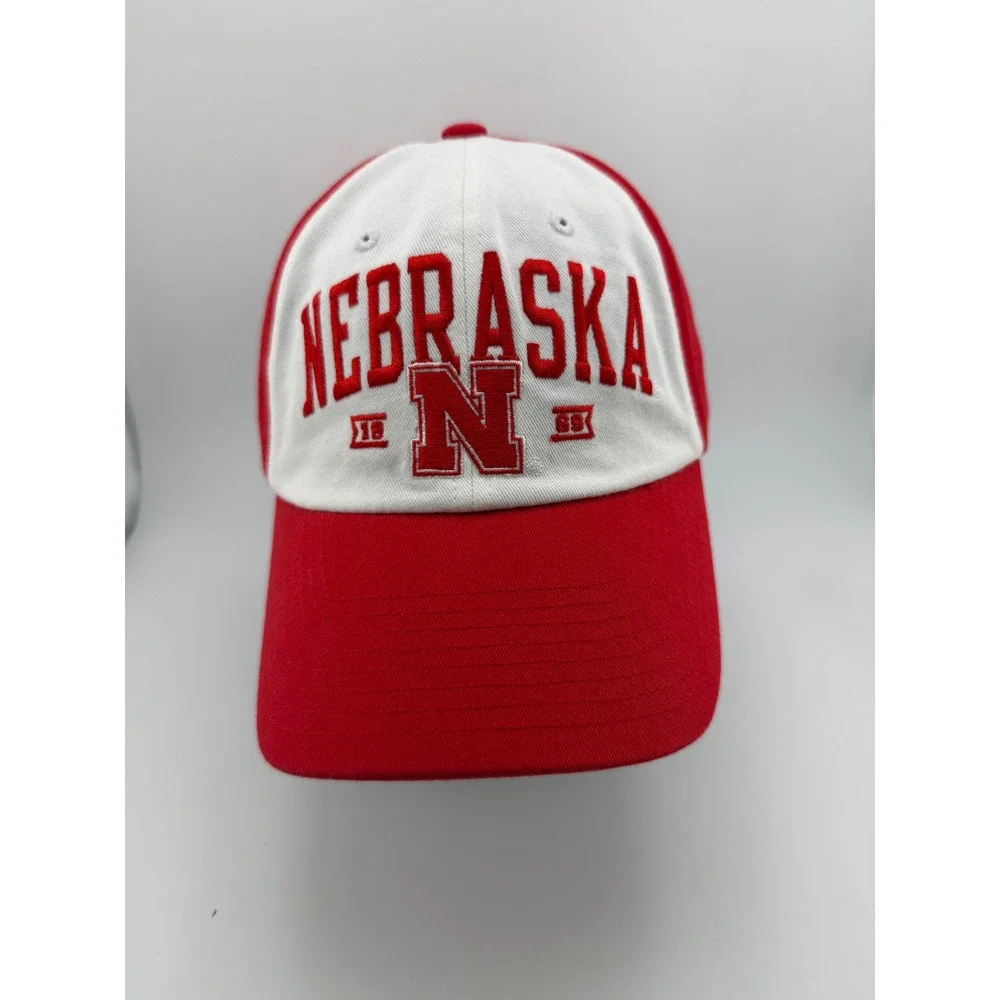 Nebraska Cornhuskers Hat Captivating Red White Adjustable NCAA Baseball Cap